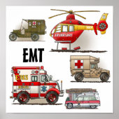Ambulance EMT Vehicles Poster (Vorne)