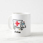 Ambulance Paramedic Medical Kaffeetasse (Vorderseite Links)