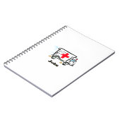 Ambulance Paramedic Medical Notizblock (Linke Seite)