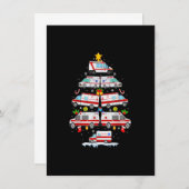 Ambulance Weihnachtsbaum AMR. Funny EMS EMT Parame Einladung (Vorne/Hinten)