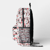 Ambulant Pattern Individuelle Name School Bedruckter Rucksack (Rechts)