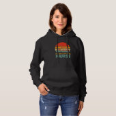 Ambulante Pflegeversorgung Krankenschwester Retro  Hoodie (Vorne ganz)