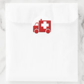 Ambulanz / EMT Runder Aufkleber (Tasche)