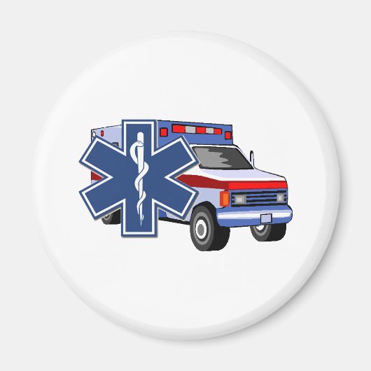 Ambulanz für EMS EMT Paramedic First Responder Magnet (Vorne)