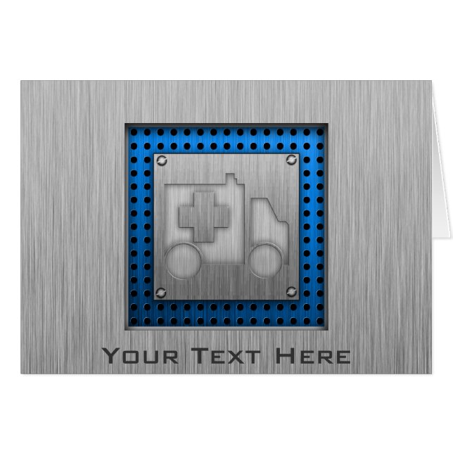 Ambulanz; Metallaussehen (Vorderseite (Horizontal))