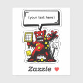 Ambulanzbär Aufkleber (Blatt)