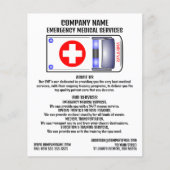 Ambulanzdesign, EMT, paramedic Flyer (Vorne)