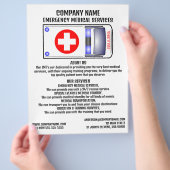 Ambulanzdesign, EMT, paramedic Flyer (Hand)