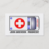 Ambulanzdesign, EMT, paramedic Visitenkarte (Vorderseite)