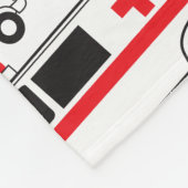 Ambulanzmuster Fleecedecke (Ecke)