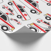 Ambulanzmuster Geschenkpapier (Ecke)