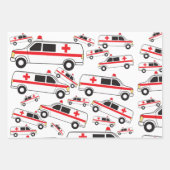 Ambulanzmuster Geschenkpapier Set (Vorderseite 2)