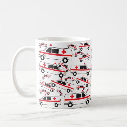 Ambulanzmuster Kaffeetasse (Links)