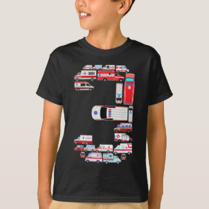 Ambulanzwagen für Kinder im Alter von drei Jahren T-Shirt