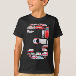 Ambulanzwagen für Kinder im Alter von drei Jahren T-Shirt