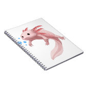 Ambystoma Mexicanum Niedlich Axolotl Teens Kleinki Notizblock (Rechte Seite)
