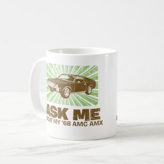 AMC 1968 AMX KAFFEETASSE (Vorderseite Links)