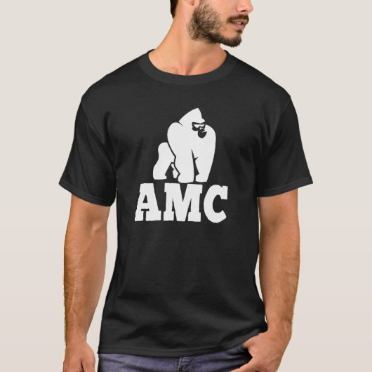 AMC - Affen zusammen stark - Stock Hodl to Moo T-Shirt (Vorderseite)