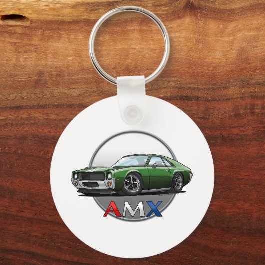 AMC_AMX_grün Schlüsselanhänger (Vorderseite)