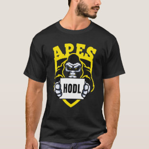 Amc Apes zusammen starke Stock Hodl zum Mond T-Shirt