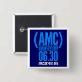 amc-Bewusstseinstagesknopf Button (Vorne & Hinten)