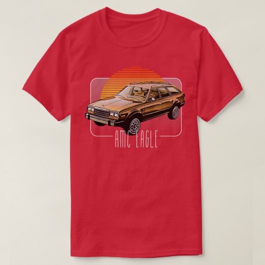 AMC Eagle Retro Classic Lover Design 2 T-Shirt (Design vorne)