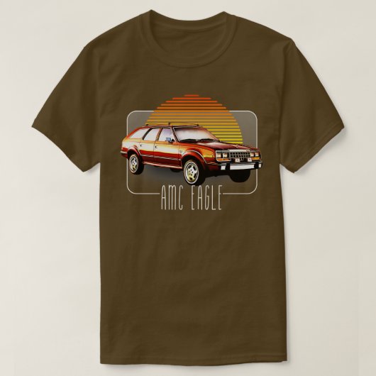 AMC Eagle Retro Classic Lover Design T-Shirt (Design vorne)