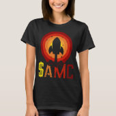 $AMC Funny Stocks Rocket Stonk Trading T-Shirt (Vorderseite)