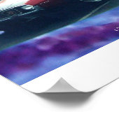 AMC JAVELIN AMX 1974 AUF LEINWAND POSTER (Ecke)