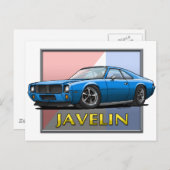 AMC_Javelin_Blue Postkarte (Vorne/Hinten)