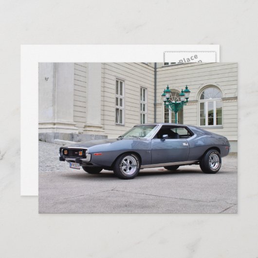 AMC Javelin SST 1974 Postkarte (Vorne/Hinten)