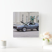 AMC Javelin SST 1974 Quadratische Wanduhr (Zuhause)