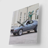 AMC Javelin SST 1974 Quadratische Wanduhr (Winkel)