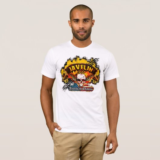 AMC-Speer - Burnout-Fahnen-Schädel - n-Flagge T-Shirt (Vorne ganz)