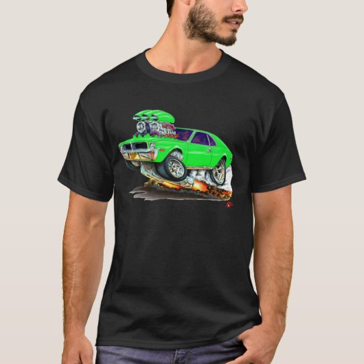AMC-Speer-erhabenes grünes Auto T-Shirt (Vorderseite)