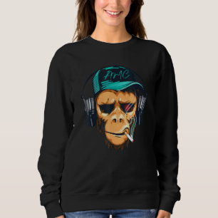 Amc to Moon Kurz Squeeze Ape Gorilla Gang Sweatshirt