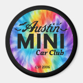 AMCCC 3" Round-Logo-Magnet/Stapelfüller Magnet (Vorne)