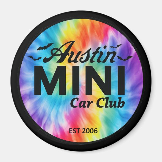 AMCCC 3" Round-Logo-Magnet/Stapelfüller Magnet (Vorne)