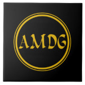 AMDG FLIESE (Vorderseite)