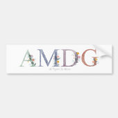 AMDG Katholisch Autoaufkleber