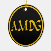 AMDG KERAMIK ORNAMENT (Links)