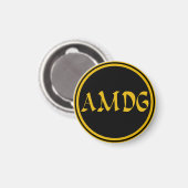 AMDG MAGNET (Vorderseite/Rückseite)