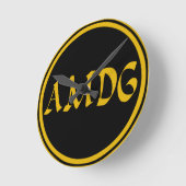 AMDG RUNDE WANDUHR (Winkel)