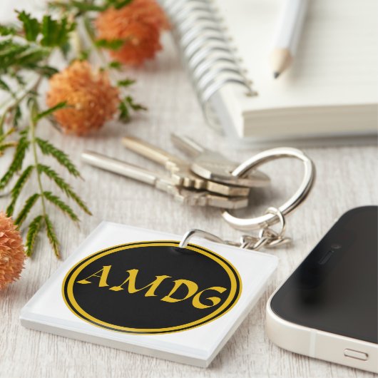 AMDG SCHLÜSSELANHÄNGER (Vorderseite rechts)