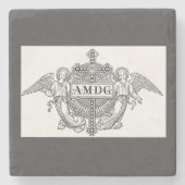 AMDG STEINUNTERSETZER (Vorderseite)