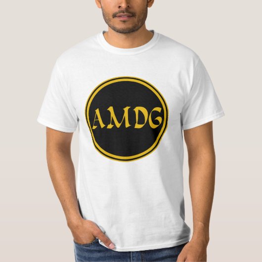 AMDG T-Shirt (Vorderseite)