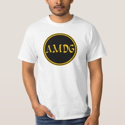 AMDG T-Shirt (Vorderseite)