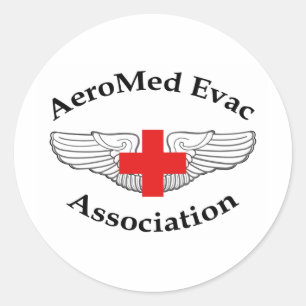AMEA-Logo-Version Runder Aufkleber