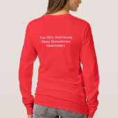 AMEC2010 Red Womens' Long-Ärmel-T - Shirt (Rückseite)