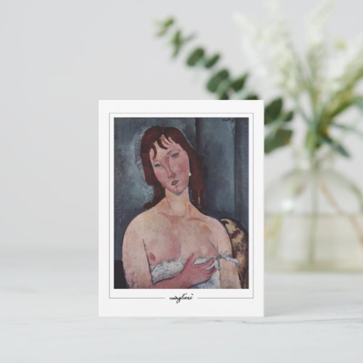 Amedeo Modigliani #123 - Fine Art Postkarte (Stehend Vorderseite)